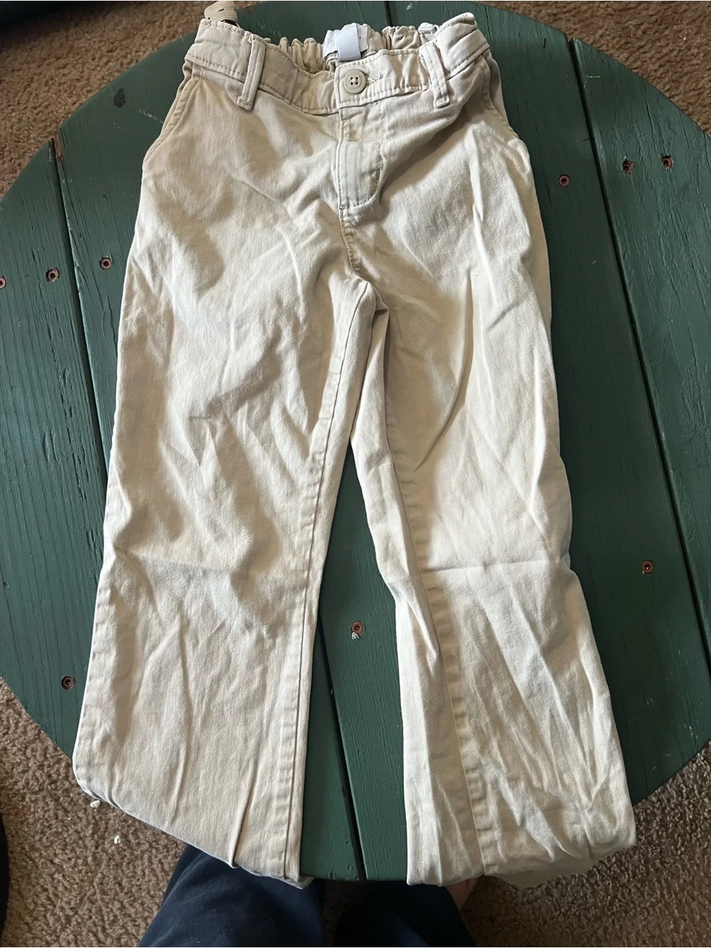 The Children's Place Cream Kids' Jeans with Elastic Waist